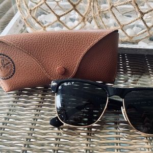 Ray-Ban Polarized 58 Clubmaster Classic
